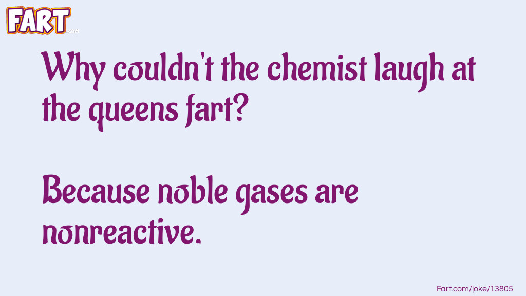 Fart Chemistry Joke Meme.