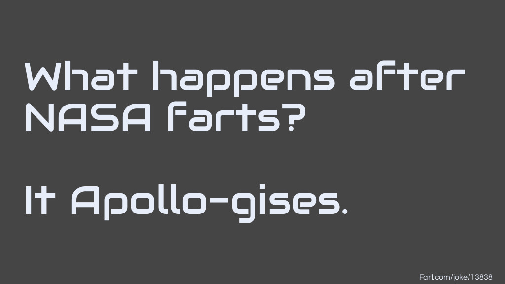 NASA farts Joke Meme.