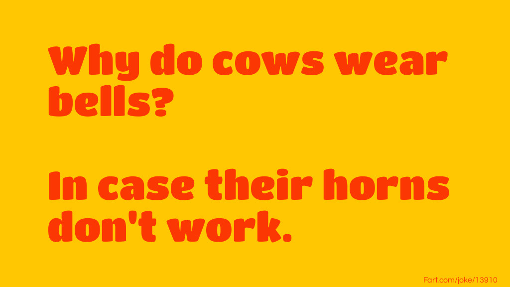 Cow Bells Joke Meme.