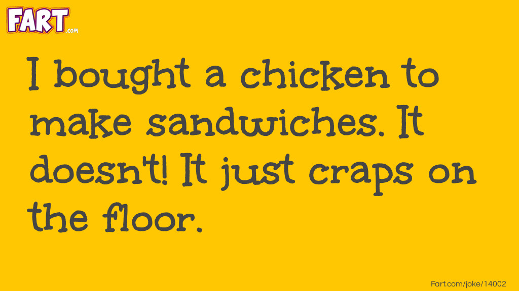 Chicken Sandwiches Joke Joke Meme.