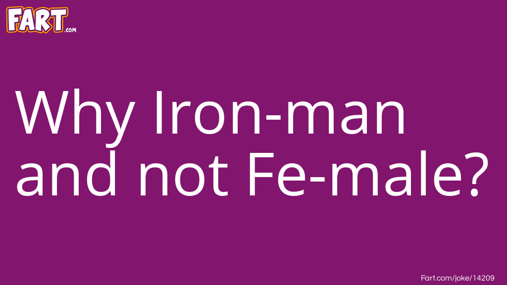Iron Man Joke Joke Meme.