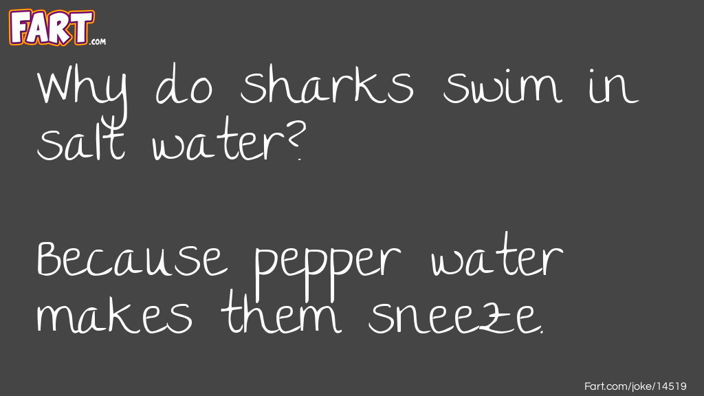 Baby Shark Joke Joke Meme.