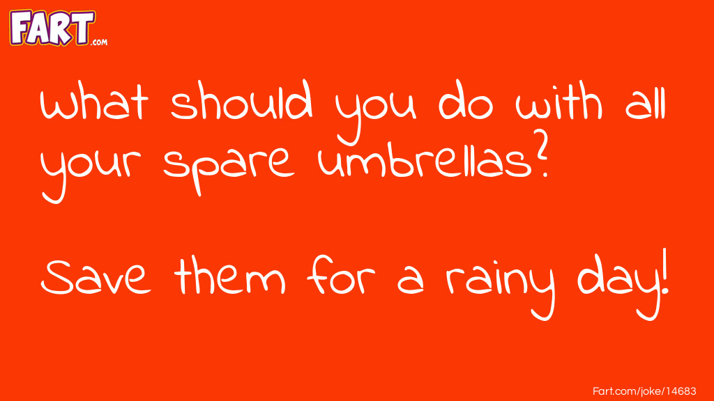 Umbrella Joke Joke Meme.