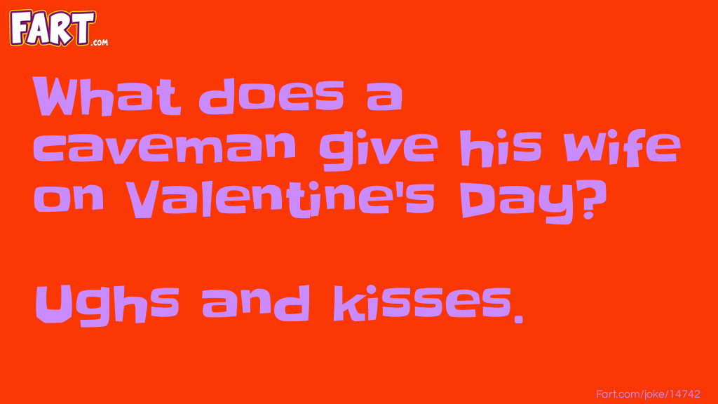 Caveman Valentine’s Day Joke Meme.