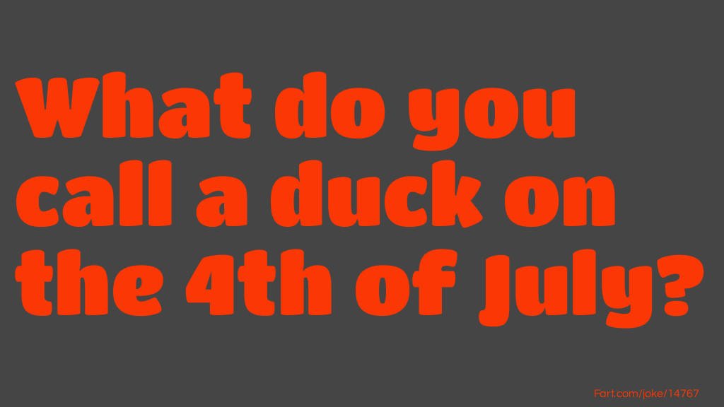 4th of July Duck Joke Joke Meme.