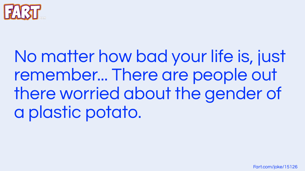 Potato Head Joke Joke Meme.