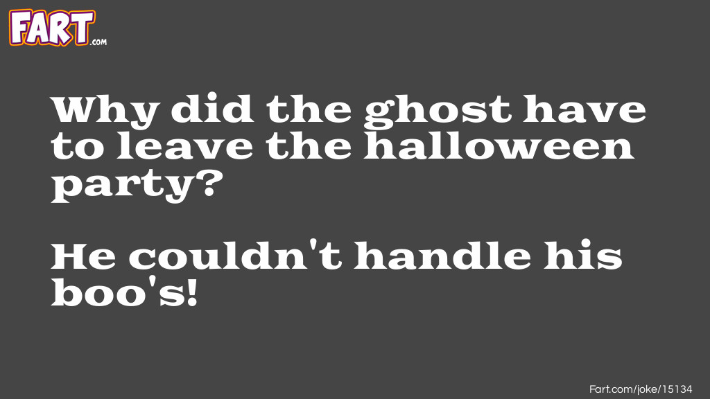 Halloween Party Ghost Joke Meme.