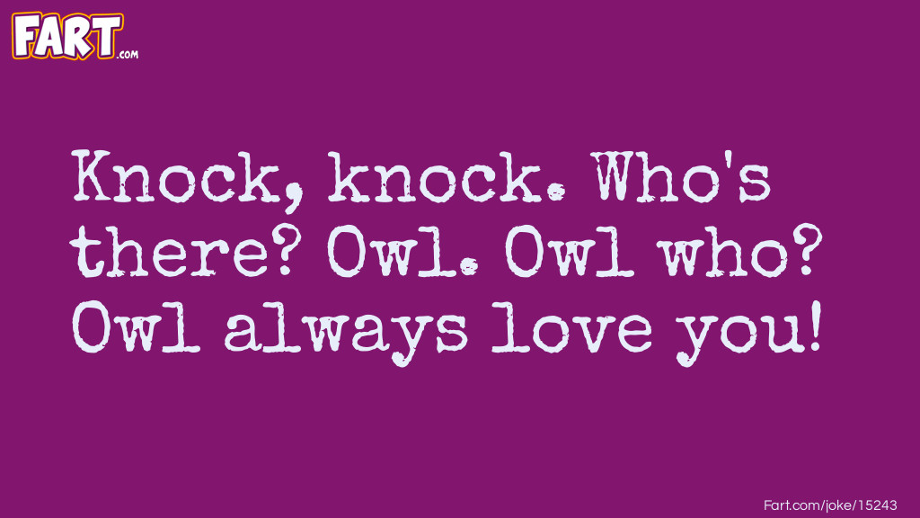 Knock Knock Owl Joke Joke Meme.