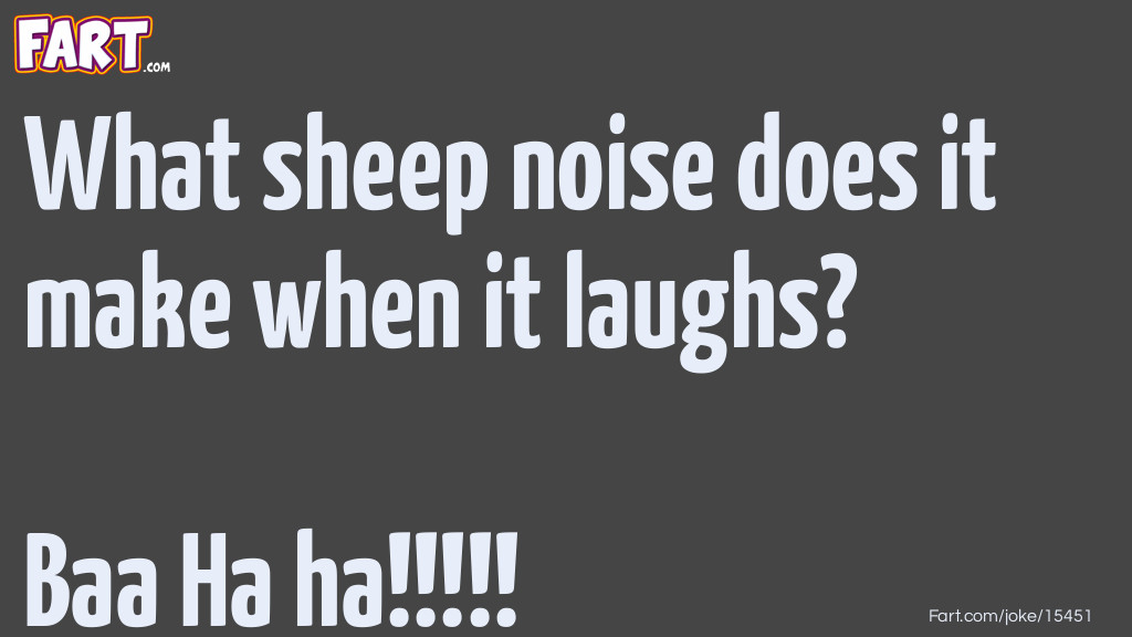 Animal Sheep Noises Joke Meme.