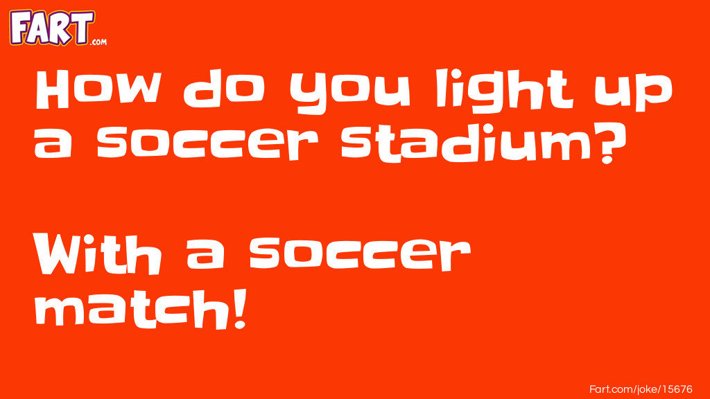 Soccer Stadium Joke Meme.
