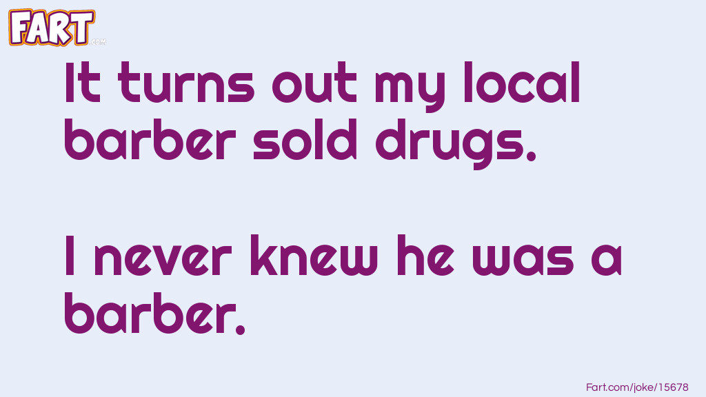 Barber Joke Meme.