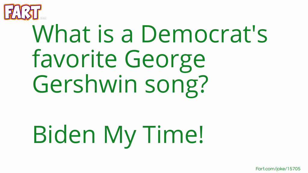 Democrats and George Gershwin Joke Meme.