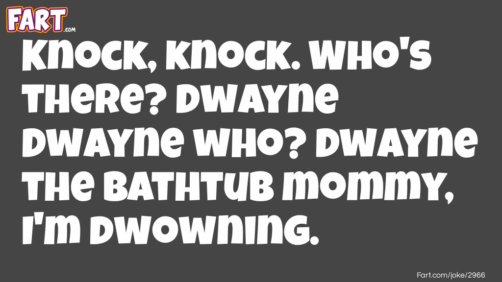 Knock, knock it's Dwayne Joke Meme.