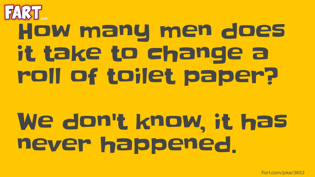 Toilet Paper Crisis Joke Meme.