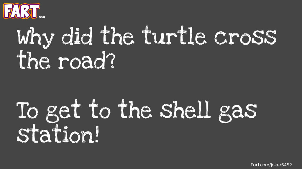 Why Did the Turtle..... Joke Meme.