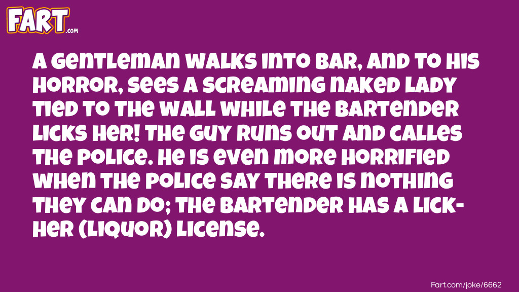 A gentleman walks into bar... Joke Meme.