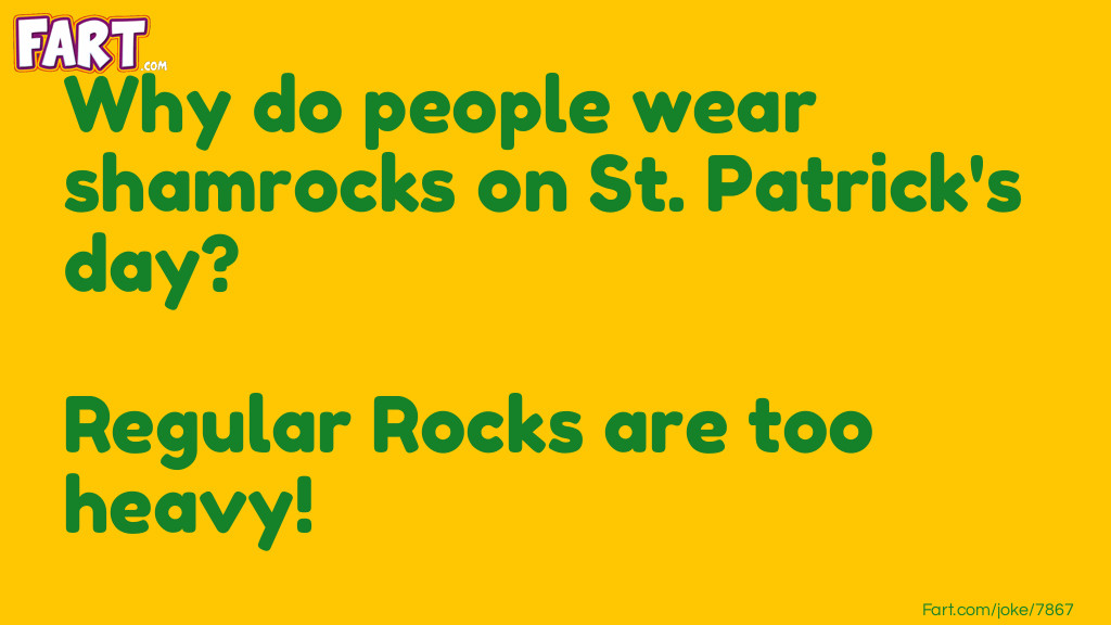 St. Patrick's Day Joke Meme.